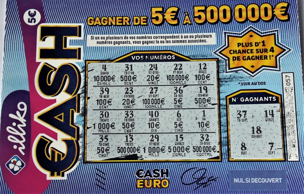 Cash : Misez 5€ et Gagnez jusqu'à 500 000€